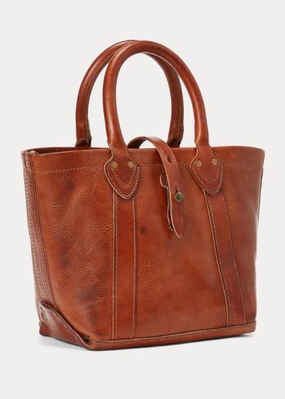 Bolsos De Mano Ralph Lauren Mujer Marrom - Leather - GMJPZ6824